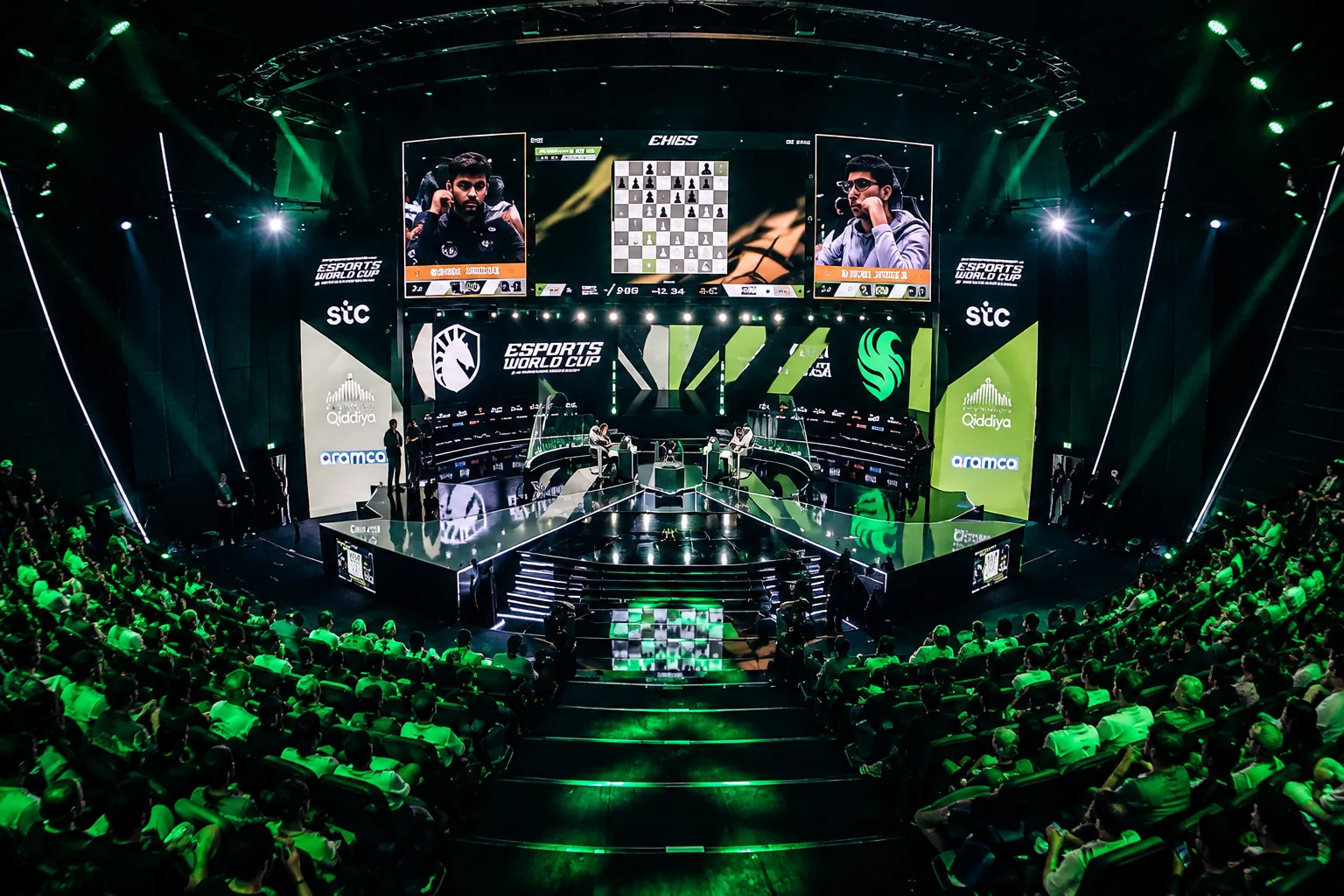 Esports World Cup chess competition highlighting qualification opportunities for EWC 2027.