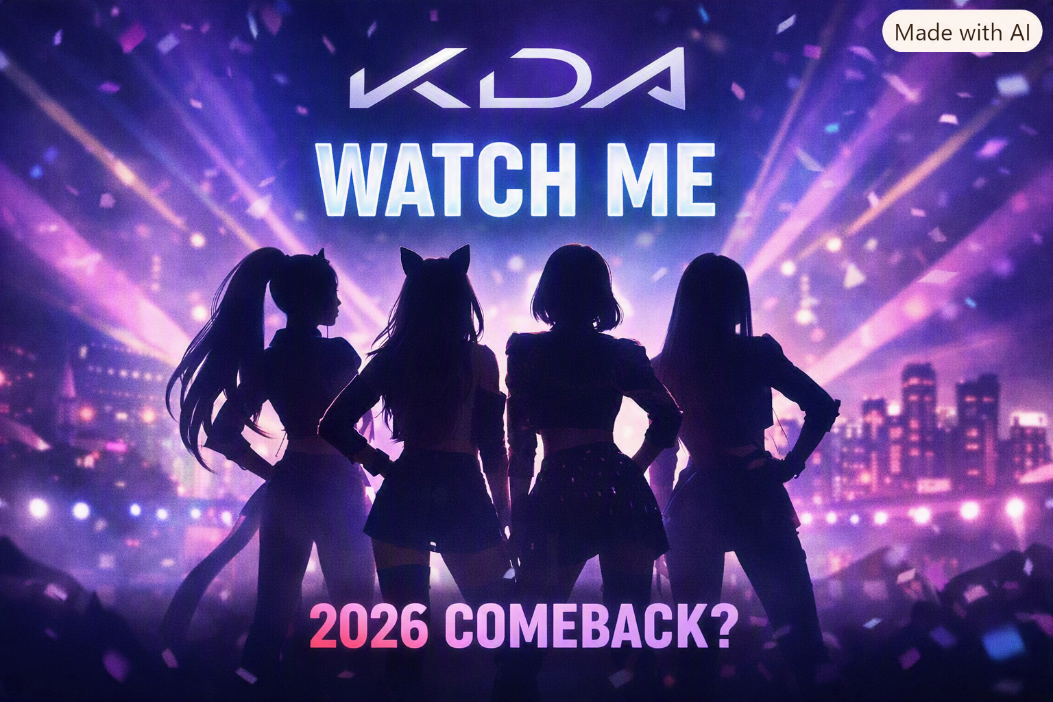 Cover image for Riot Games Registers New K/DA Song, Teasing Possible LoL 2026 Comeback