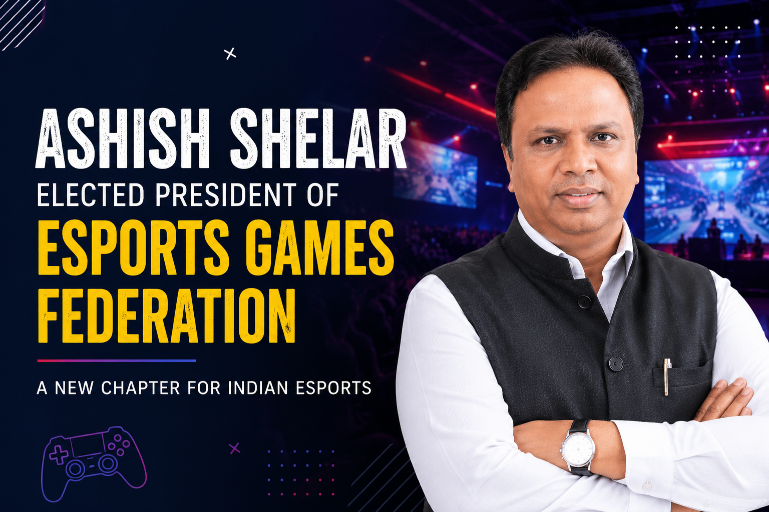 Ashish Shelar elected president of the Esports Games Federation