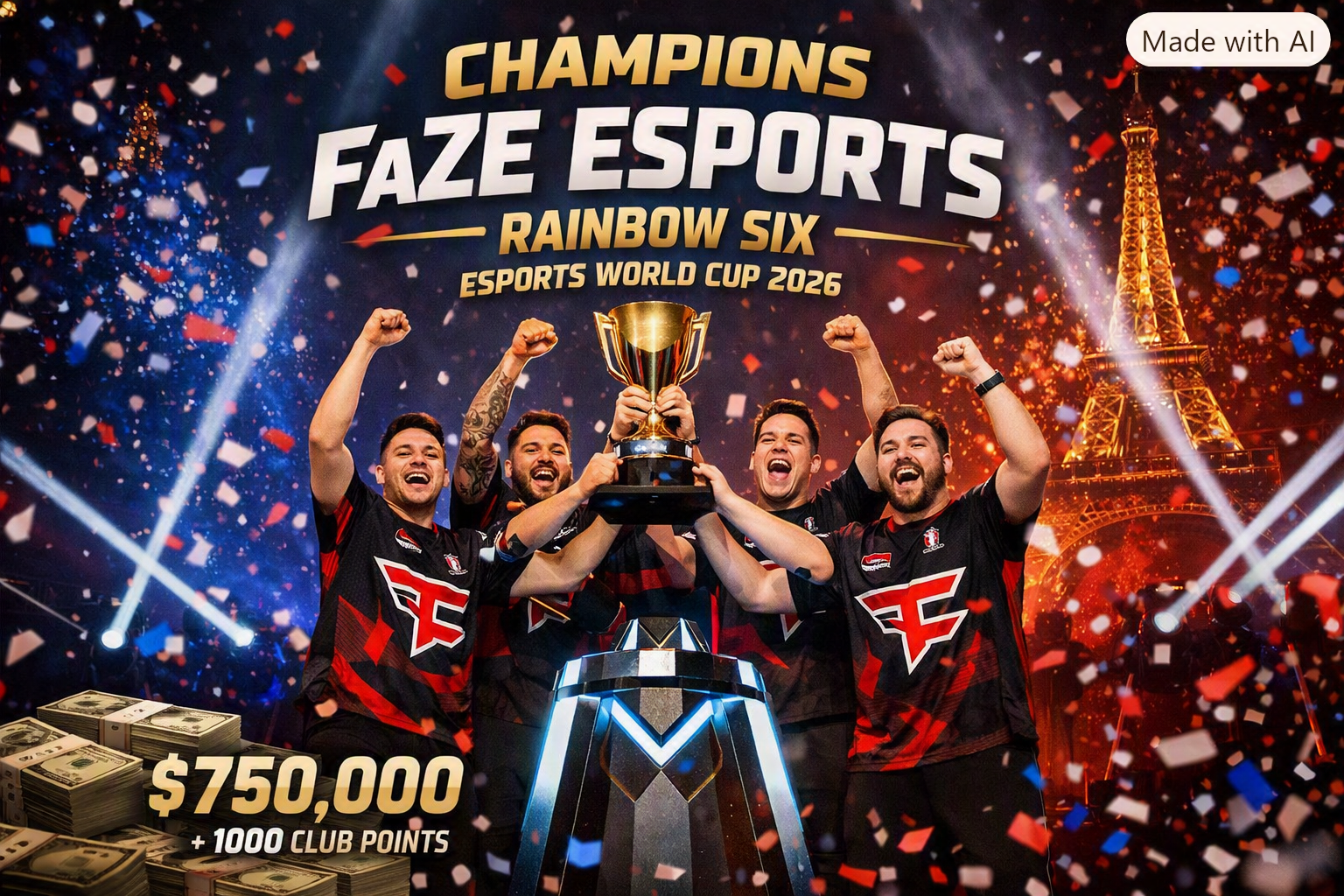 Cover image for FaZe Esports Crowned Rainbow Six Siege Champions at EWC 2026